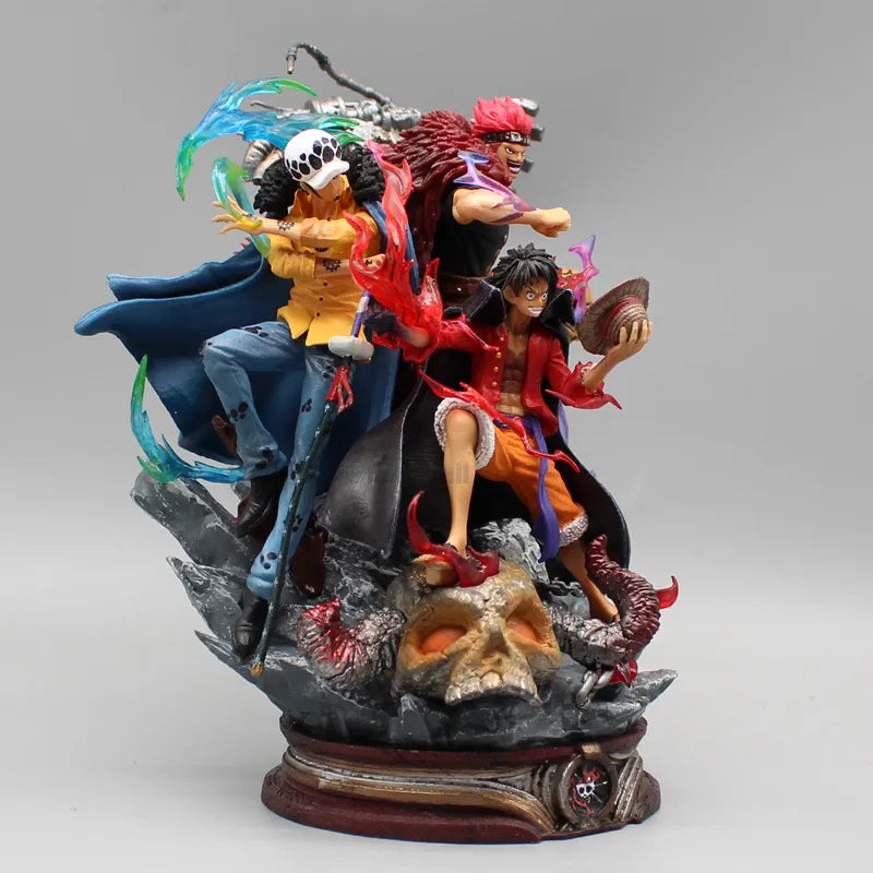 Figurine Luffy, Law, Kidd - One Piece