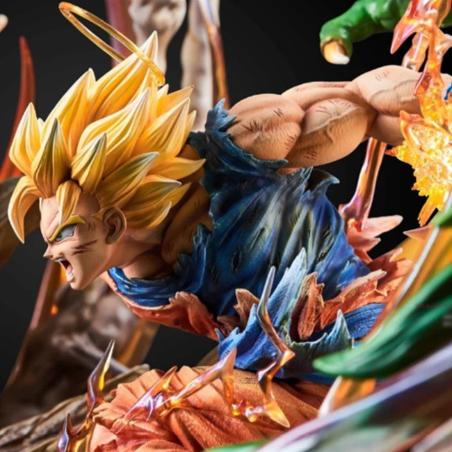 Figurine Vegeta Vs Son Goku - Dragon Ball Z